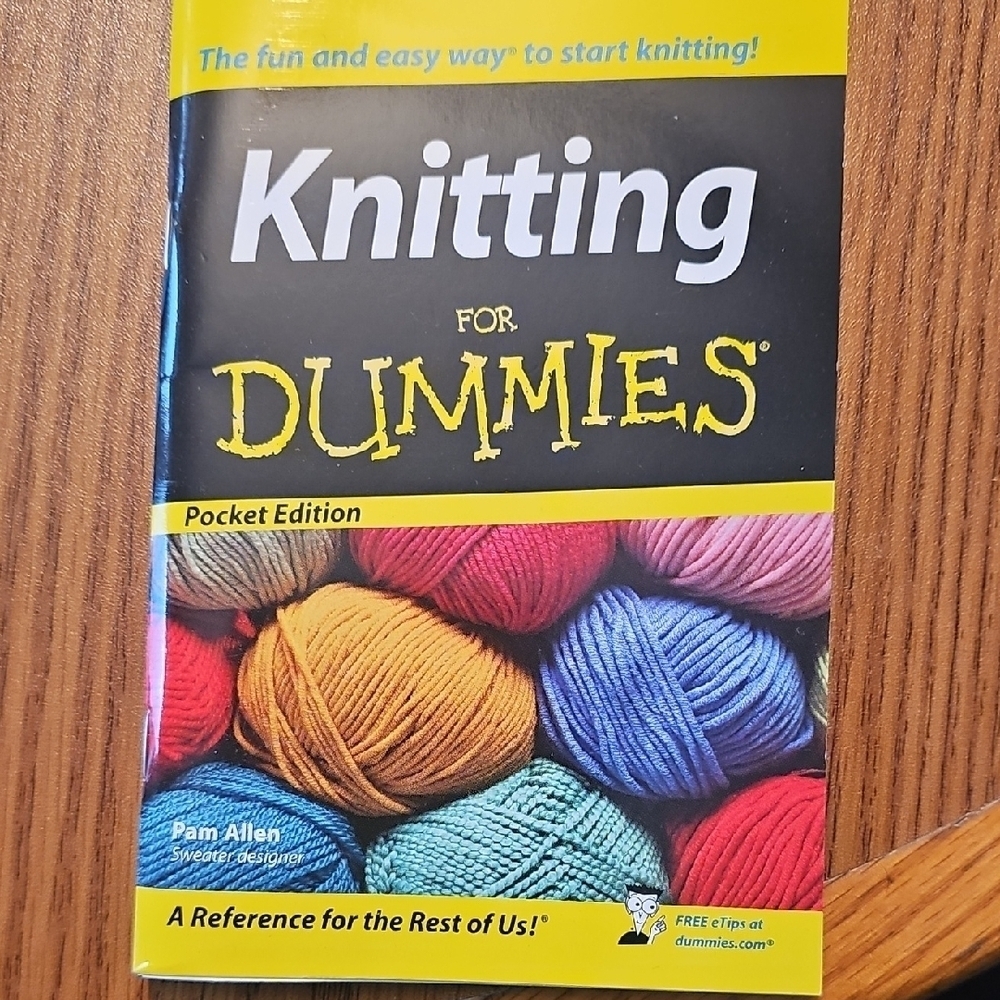 Knitting for Dummies Pocket Edition